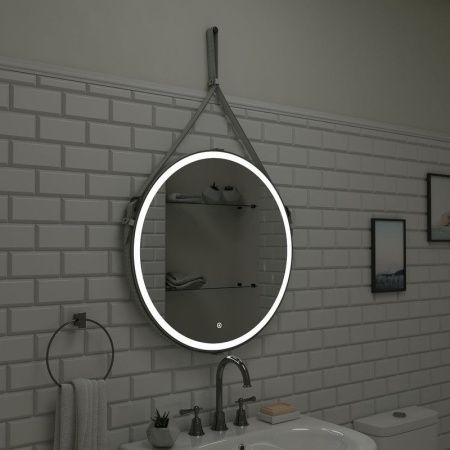 Зеркало Continent Millenium White ЗЛП738 70х70 подвесное