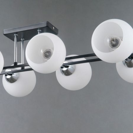 Люстра потолочная Illumico IL0791-8CSQ-25 BK CR TRENTO