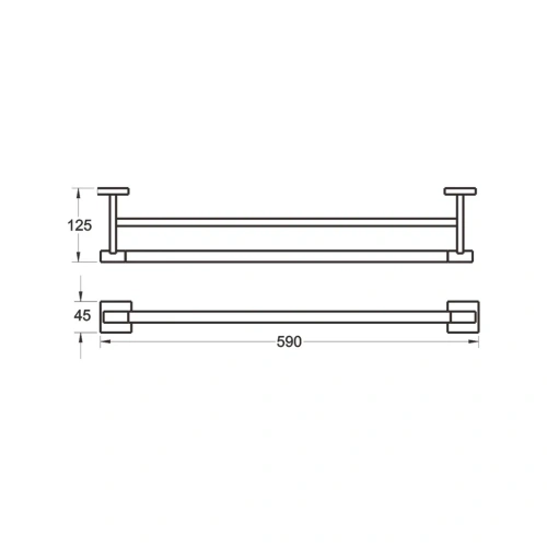 Полотенцедержатель Rose RG30H RG3027H - фото 3
