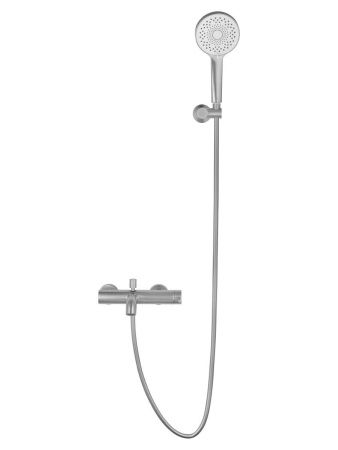 Смеситель для ванны и душа Wonzon & Woghand STICK WW-88639017-BN настенный никель