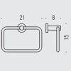 Полотенцедержатель Colombo Plus W4931.OM