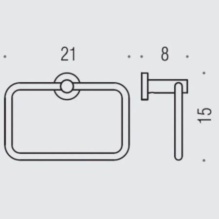 Полотенцедержатель Colombo Plus W4931.OM