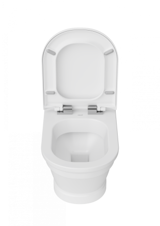 Чаша унитаза подвесная Creavit Antik AN320-11CB00E-0000 цвет белый без сиденья душевой смыв