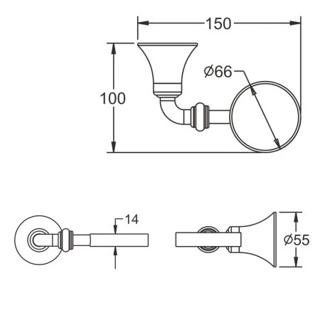 Дозатор для жидкого мыла Rose RG12 RG1244