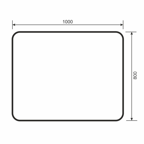 Зеркало в ванную Uperwood Modul 3049345677 100х80 - фото 3