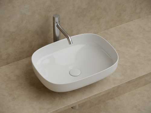 Раковина Ceramica Nova ELEMENT 50 см CN5031 накладная цвет белый - фото 5