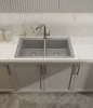 Кухонная мойка Rivelato AXEL X-90-2D grigio metallizza 85х50 цвет серый