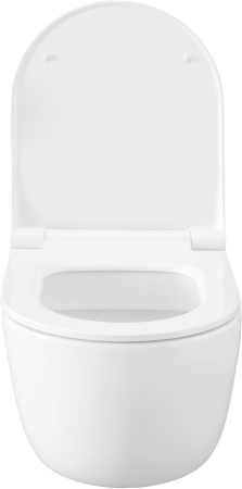 Чаша унитаза подвесная Allen Brau Priority 4.31002.20 цвет белый без сиденья безободковая каскадный смыв