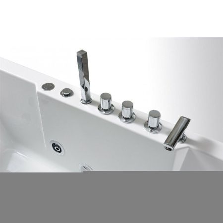 Ванна акриловая Frank 2015106 170х80 угловая асимметричная с каркасом