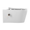 Унитаз подвесной Art&Max Zoe AM9322C1CHR/SC белый с сиденьем микролифт каскадный смыв