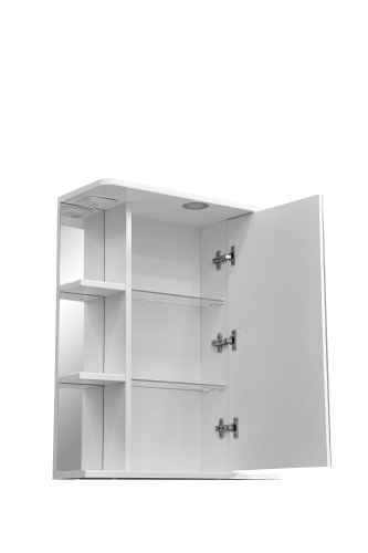 Зеркало-шкаф Stella Polar Концепт SP-00000050 60х24х70 подвесной цвет белый - фото 4 Зеркало-шкаф Stella Polar Концепт SP-00000050 60х24х70 подвесной цвет белый - фото 4