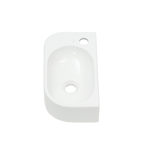 Раковина из сантехнического фарфора Melana 78204R-805 41х22 подвесная цвет белый - фото 5