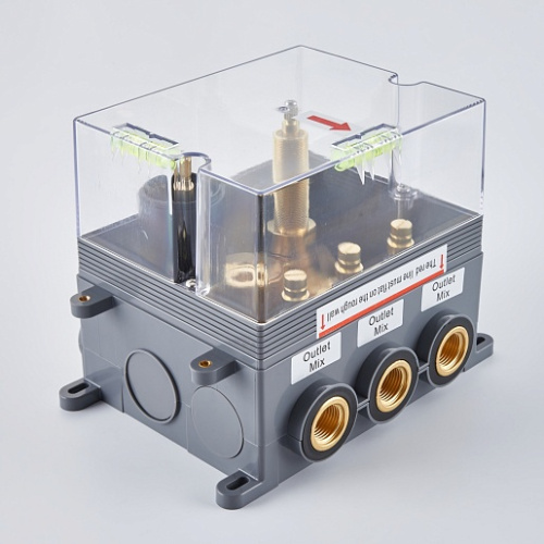 Душевая система ALMAes Nemi TVZ-8811 встраиваемая цвет черный - фото 4