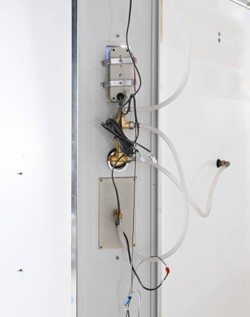 Душевая кабина AvaCan EM EM3010LED 100х100 четверть круга с крышей ориентация универсальная