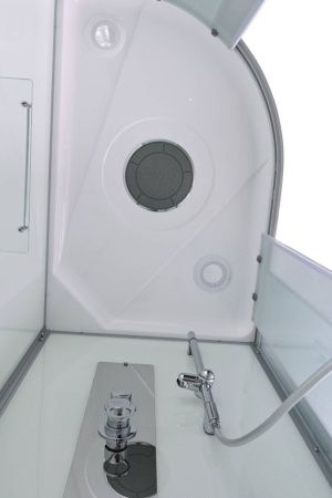 Душевая кабина AvaCan D D2012R 120х80 асимметричная с крышей ориентация правая