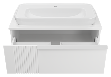 Тумба под раковину Brevita Savoy SAV-09090-0101Я 90х48х34 подвесная