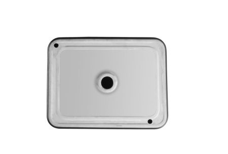 Раковина из сантехнического фарфора Orange B02-460mb 50х40 накладная цвет черный