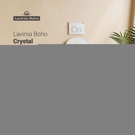 Унитаз подвесной Lavinia Boho Bell pro 3301002R белый с сиденьем микролифт безободковый каскадный смыв