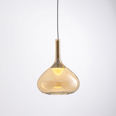 Светильник подвесной Delight Collection MD25001005-1A brass/amber