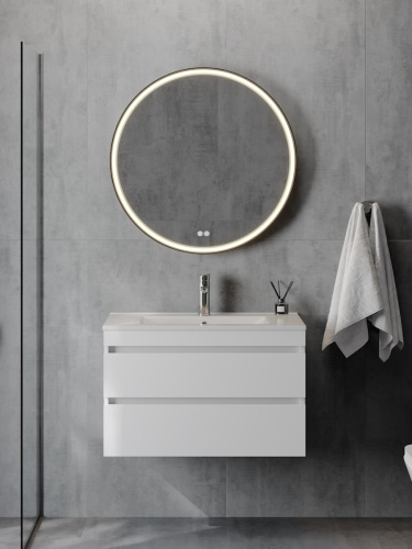 Тумба с раковиной Teymi Laina F16031 80х46х50 подвесная - фото 3