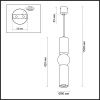 Светильник подвесной Odeon Light Sakra (Сакра) 4071/5L