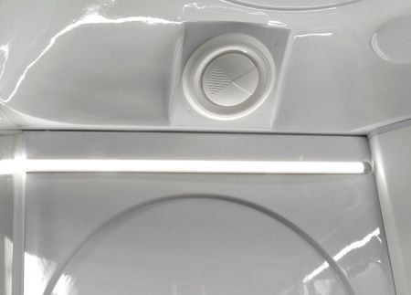 Душевая кабина AvaCan L602RLED 120х80 асимметричная с крышей ориентация правая