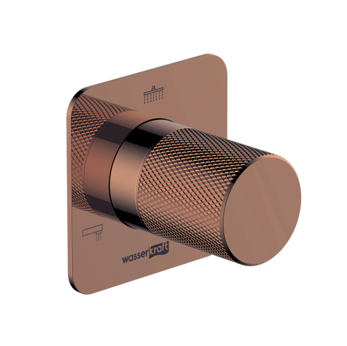 Переключатель на 3 выхода WasserKRAFT Paar 8800 A310 встраиваемый золото розовое - фото 2