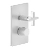 Смеситель для душа Gessi Inciso 58232#031 встраиваемый в стену хром с термостатом (внешняя часть)