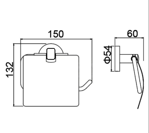 Бумагодержатель D-Lin D240100 - фото 2