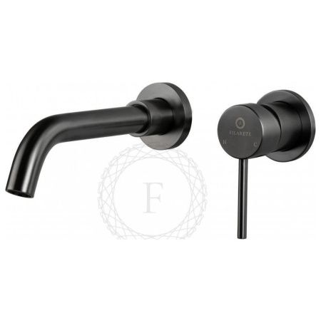 Смеситель для раковины Filarete Roun FL4020BG встраиваемый в стену графит