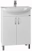 Тумба под раковину СанТа Сити 201075 60х30 напольная цвет белый