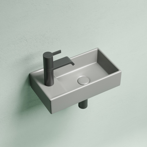 Раковина Ceramica Nova ELEMENT 42 см CN6051RMH подвесная цвет антрацит матовый - фото 3