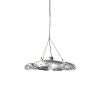 Светильник подвесной Delight Collection Manta (Манта) 2049P/D250 silver/clear