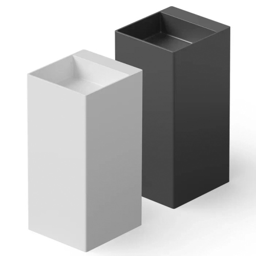 Раковина керамическая Dea Design Pedestal Basin DD2019 420 18 40х50 напольная цвет белый без отверстий под смеситель - фото 2