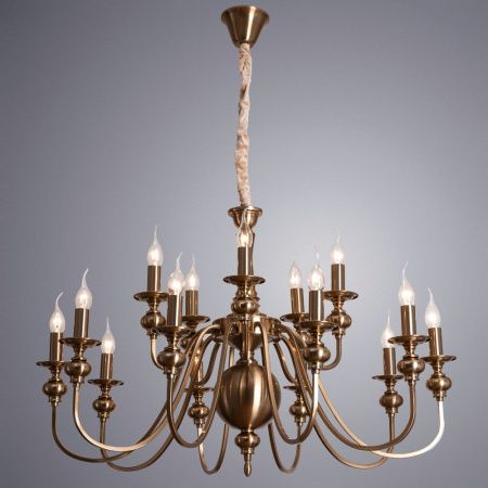 Люстра подвесная Arte Lamp Passoni (Пассони) A6097LM-15PB