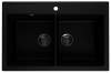 Кухонная мойка Ulgran Quartz Ruma 780-07 80х50 цвет черный
