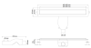 Душевой лоток Boheme Premium Linear 982-60-CB 65х10 медь
