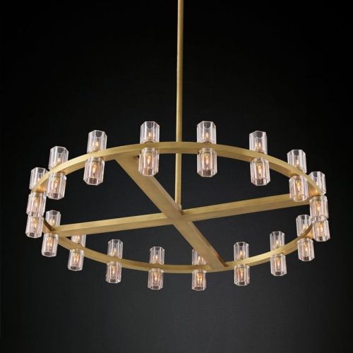 Люстра на штанге Delight Collection Arcachon (Арцацхон) KM1000P-36 brass - фото 3