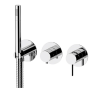 Смеситель для душа Remer Metrica MC97D3P встраиваемый в стену хром