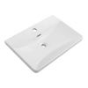 Раковина керамическая BelBagno BB-8076-3-60 60х40 накладная цвет белый 1 отверстие под смеситель