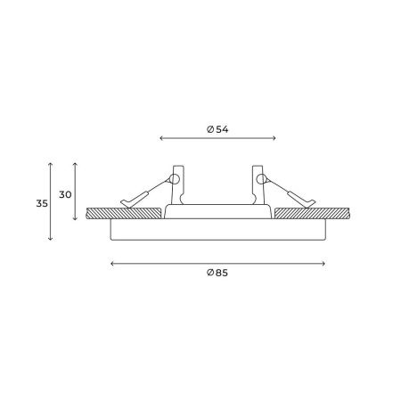 Светильник встраиваемый Hesby Lighting Clarity (Цлариты) HSBL_0133