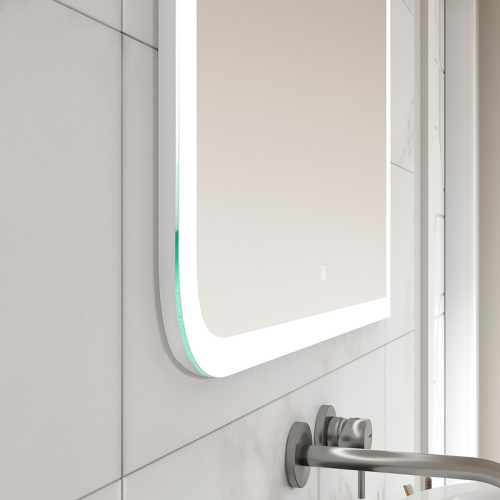 Зеркало в ванную Континент Fantasy ЗЛП37 80х60 цвет белый - фото 5