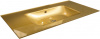 Раковина стеклянная Armadi Art NeoArt 852-110-G 111х52 полувстраиваемая цвет золото 1 отверстие под смеситель
