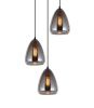 Люстра подвесная Lumina Deco BRAGA (БРАГА) LDP 6841-3 GY