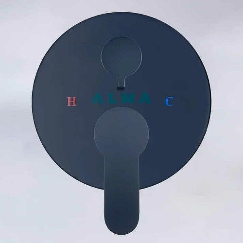 Душевая система ALMAes Ruver TVZ-8830 встраиваемая цвет черный - фото 3