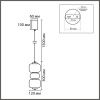 Светильник подвесной Lumion Taisha (Таисха) 8324/20L