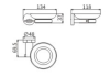 Мыльница CeramaLux Loft 53904