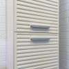 Шкаф-пенал Comforty Касабланка 00-00020082CF 40х160 подвесной цвет серый