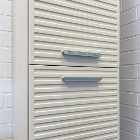 Шкаф-пенал Comforty Касабланка 00-00020082CF 40х160 подвесной цвет серый