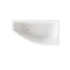 Ванна акриловая Тритон Бэлла Н0000020161 140х75 пристенная асимметричная без каркаса